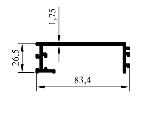 6180 - 8 cm Aparat Profili