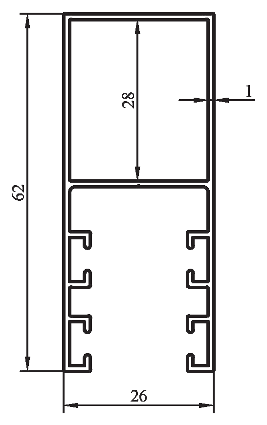 14172 - Yan dikme - 62 mm