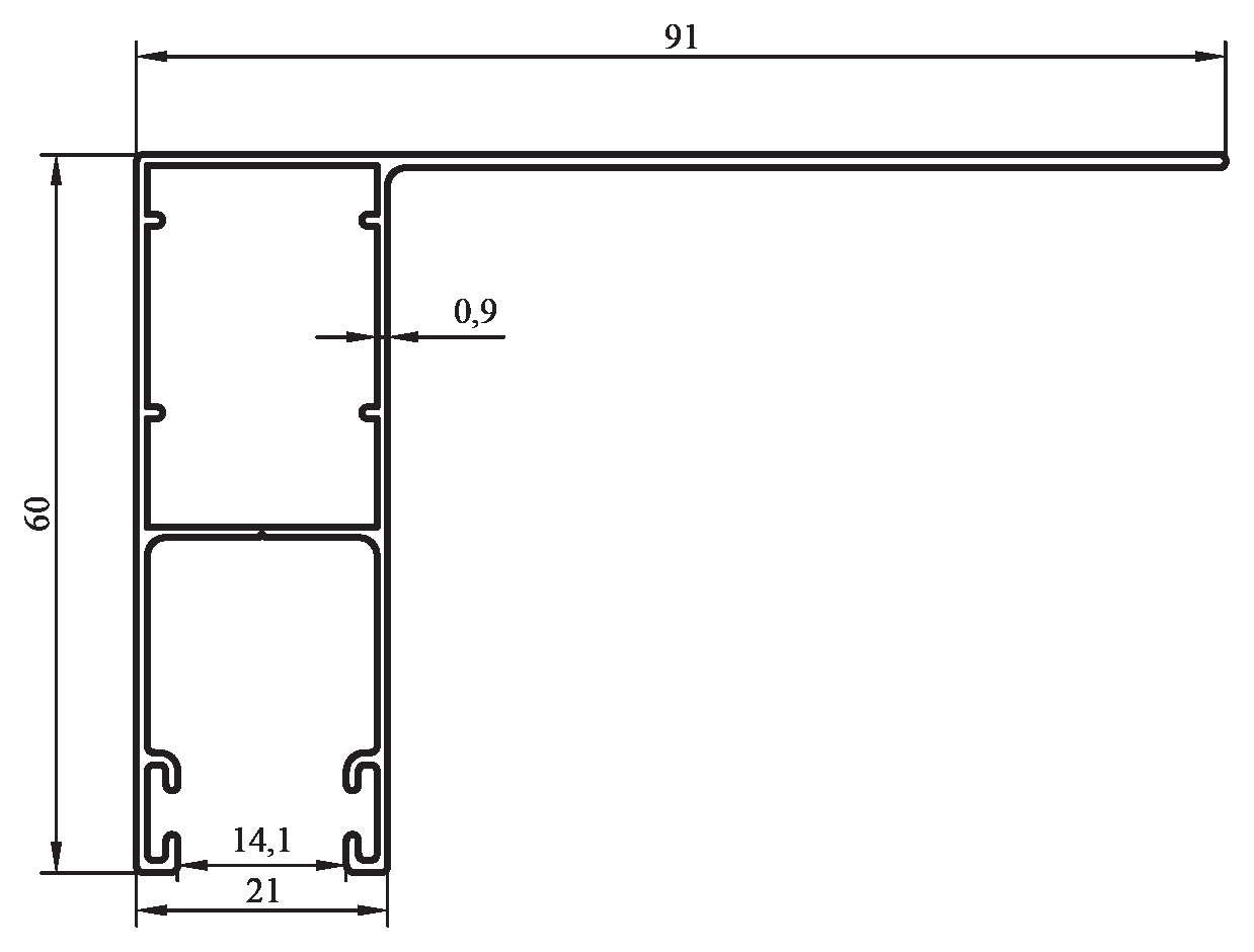 15193 - Seitenführung für Unterputzsystem mit Flansch - 60 mm